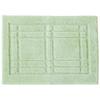 OKA Crum Bath Mat, Approx. 45cm X 65cm, Green (Washable, Non-Slip, Foot Mat)