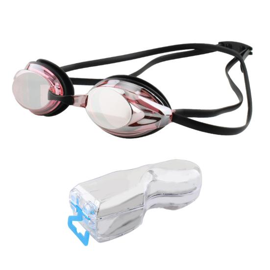 Очки для плавания с защитой от запотевания, прозрачные, с широким обзором, защитой от УФ-лучей, регулируемым ремешком