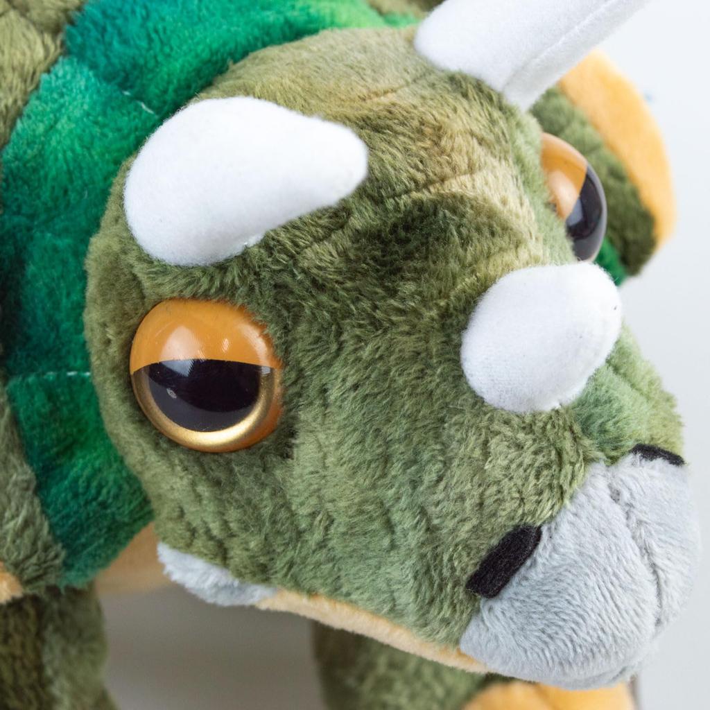 Плюшевая игрушка Трицератопс, игрушка динозавр для отдыха