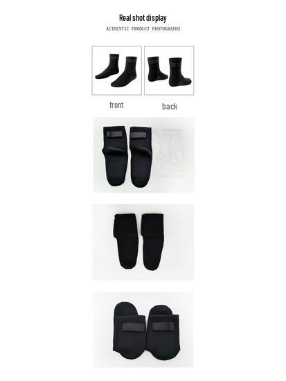 Носки для дайвинга и снорклинга 3 мм, нескользящие, теплые и износостойкие, длинные/короткие, идеально подходят для пляжных и водных видов спорта.