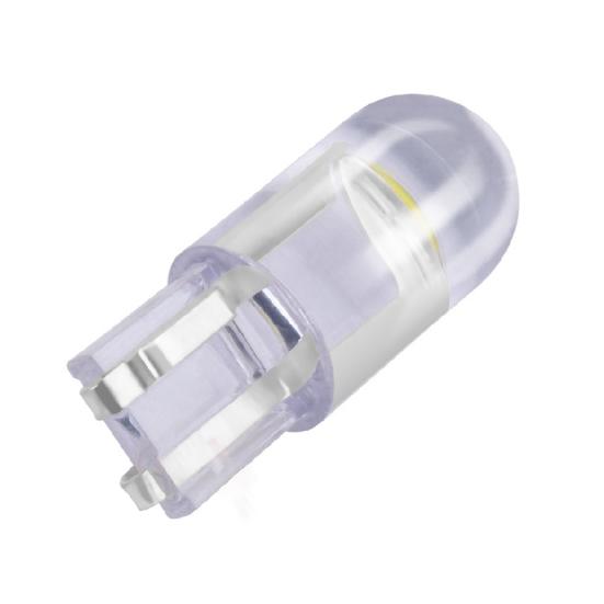 2 шт. T10 автомобильные индикаторы ширины автомобиля COB стекло прозрачные светодиодные лампы