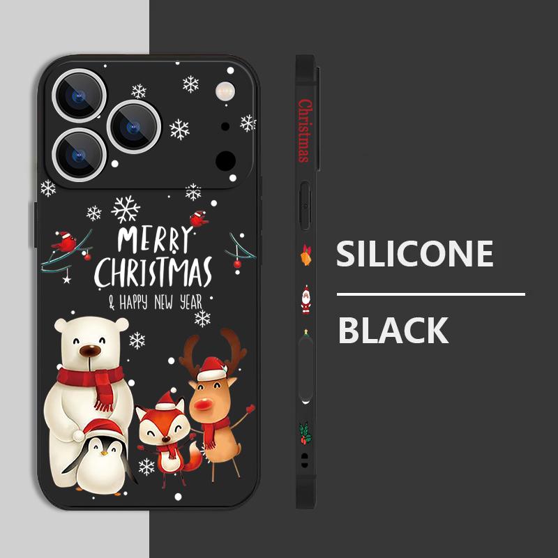 Милый чехол из ТПУ мягкого силикона с узором снежного поля для iPhone 17 Pro Max 16E 16 15 14 13 Pro Max 12 Pro 11 противоударный со шнурком чехол для телефона fundas