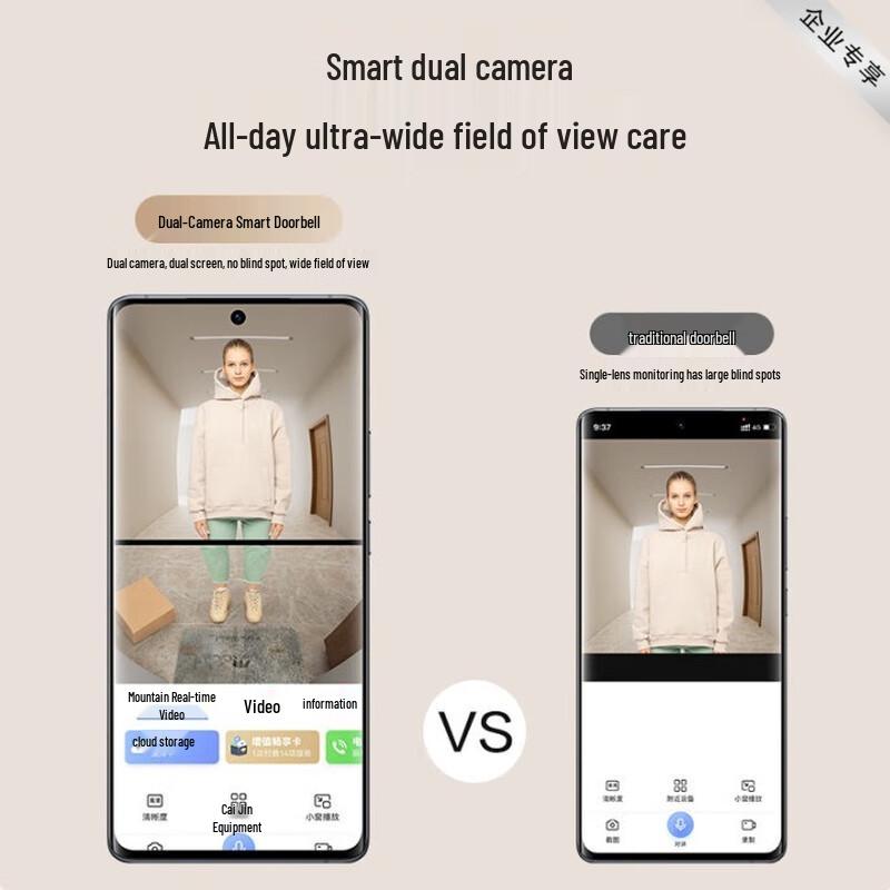 EZVIZ EP3X Dual Camera Video Doorbell (CN version)