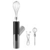 Small Handheld Mixer 3 Speed Mode Wireless Operation Foldable Storage Double Stainless Steel Whisks Attachments