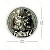 Fallout 4 Металлическая жестяная табличка Круглая 8x8 дюймов Винтажное искусство Настенный декор