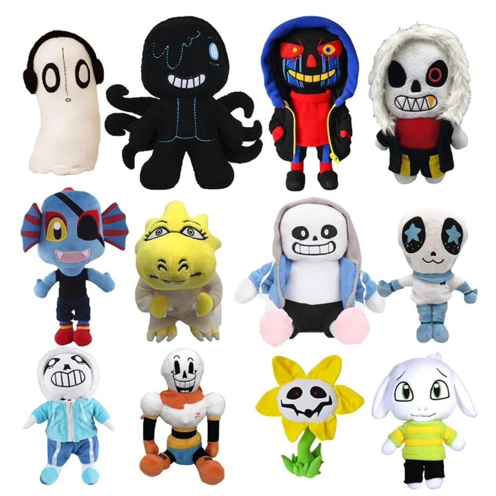 20 стилей плюшевых игрушек Undertale, мультяшные куклы Санса из Undertale, мягкие игрушки Фриск-зомби для детей, подарки на день рождения