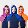 Cooling Hooded Headscarf Button Closure UV Protection Towel Quick Dry Portable Design Unisex Gym Towel