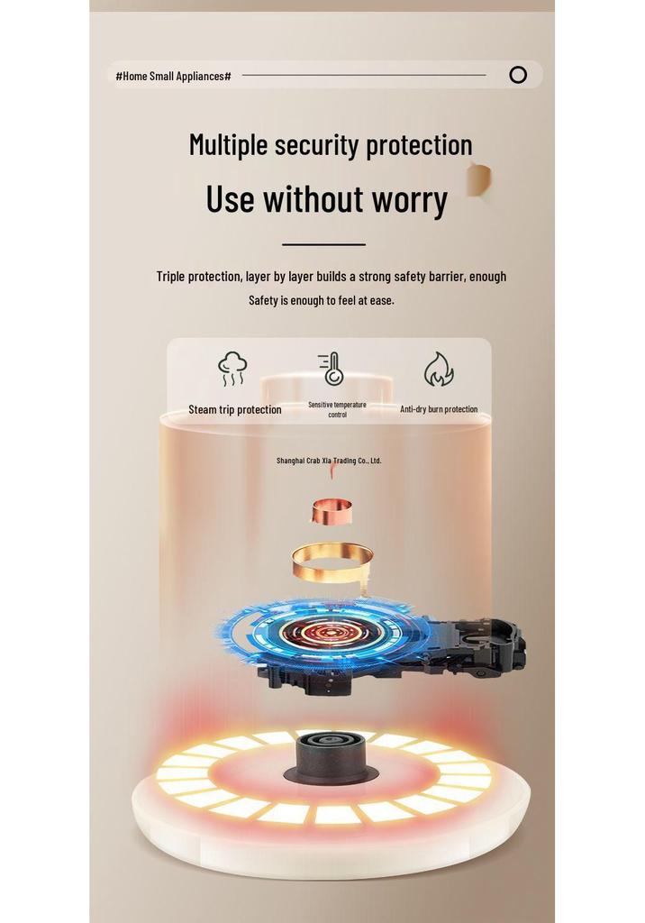 Stainless Steel Electric Kettle, Anti-Scald, Keep Warm, Durable Electric Water Boiler, Genuine Product