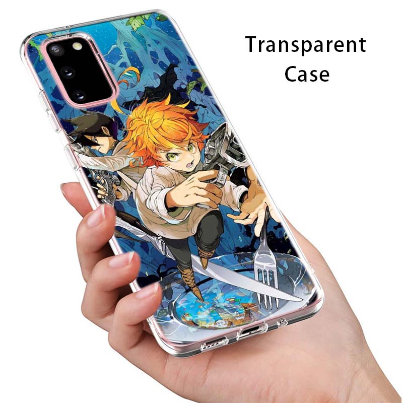 The Promised Neverland For Samsung Galaxy S22 Pro S21 S20 FE Ultra S10 S10E Lite S9 S8 Plus S7 S6 Edge Soft Phone Case