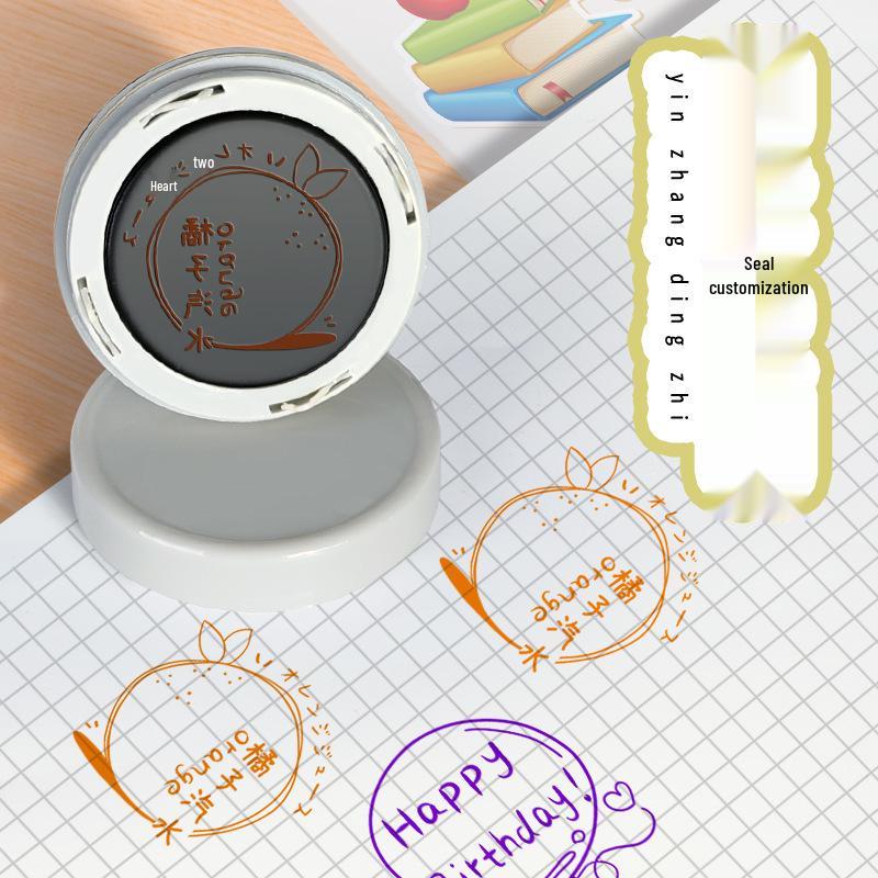 Штамп с индивидуальным логотипом цветочного магазина - Дизайн печати, узоры для DIY (Круглый и Прямоугольный)