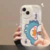 Подходит для Apple 16promax Чехол для мобильного телефона iPhone 15 Милая мультяшная утка 13//11/12 Прозрачный силикон 14