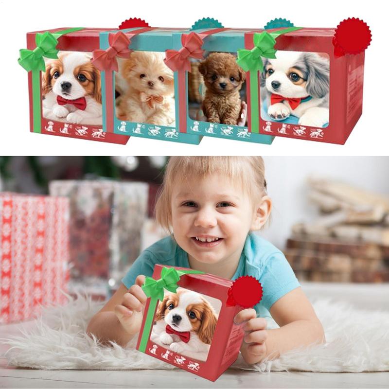 Роботизированные собаки для детей ИИ Робот Собака Кукла Модель Мягкая Плюшевая Детская Спящая Кукла Комфортное Прикосновение Для Украшения Спальни Дивана