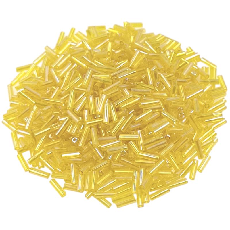 Креативные аксессуары для самостоятельного изготовления ювелирных изделий Длинные трубчатые стеклянные бусины для изготовления ювелирных изделий Ожерелье Бусины-разделители Многоцветные 2x7 мм Браслеты 300 шт.