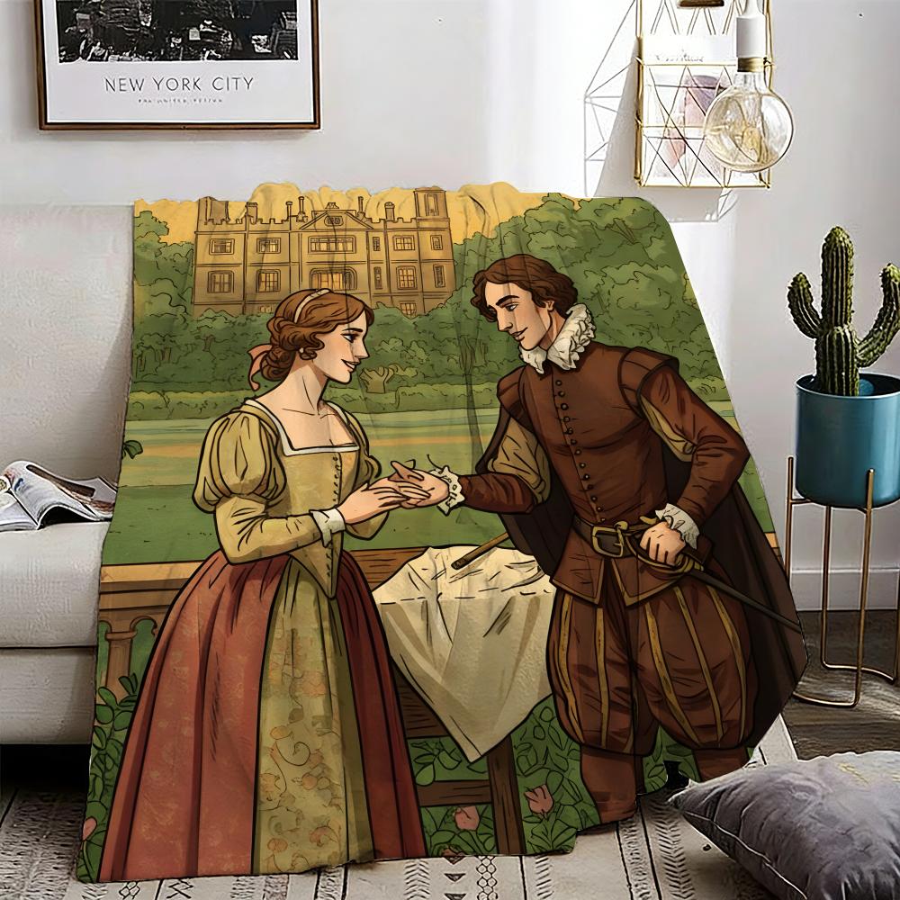 Much Ado About Nothing Throw Lightweight g Flannel Blanket Soft Skinfriendly for Summer Cooling