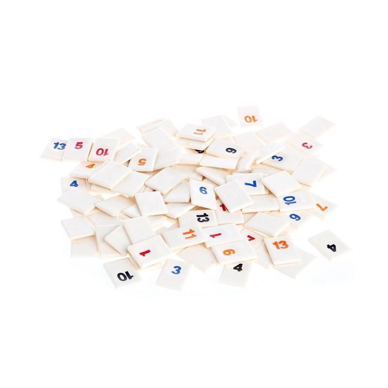 Оригинальная цифровая настольная игра Israel Mahjong Rummikub 106 Tiles Family Travel