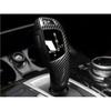For BMW X3 F25 X4 2011-2017 Carbon Fiber Gear Shift Knob Shifter Lever Trim 1PCS