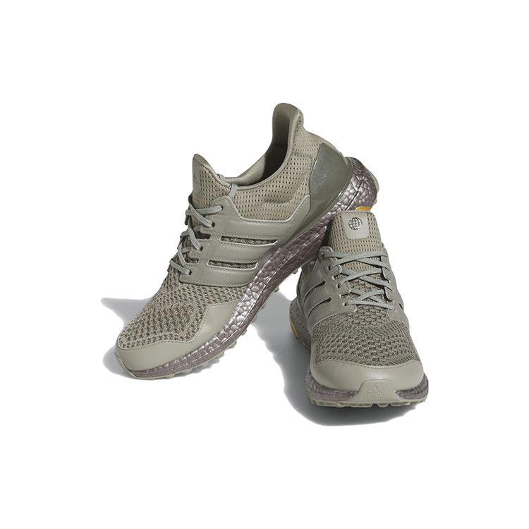 Adidas Кроссовки унисекс UltraBoost 1.0 Spikeless Golf Silver Pebble Green Olive-Strata GV6920