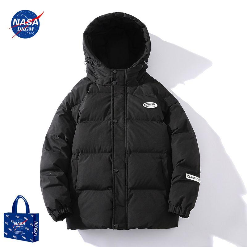 Nasa Co-Branded 2024 Winter New Men's Jacket, Thickened Warm Cotton Coat, Trendy and Stylish Men's Cotton Clothing