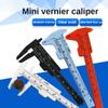 Мини 0-80 мм Двойная шкала Пластиковый штангенциркуль Линейка Измерительный ученический штангенциркуль Размер инструмента