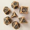 7pcs/set New Hollow Acrylic Number Dice for DND Cthulhu COC TRPG Board Game Running Team Polyhedral Dice DND Dice Set