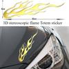 Наклейка на автомобиль пламя тотем украшение кузова наклейка 3D трехмерный пламя тотем украшение автомобиля аксессуар наклейка