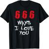 666 Способов Я Люблю Тебя Дьявол Сатана Футболка