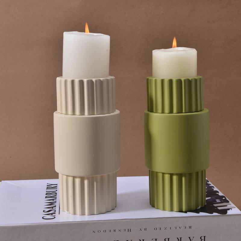 2025 Private Label Ramadan Home Decor Travertin Stone Home Decor Incense Cones Holder Travertine Candle Holder