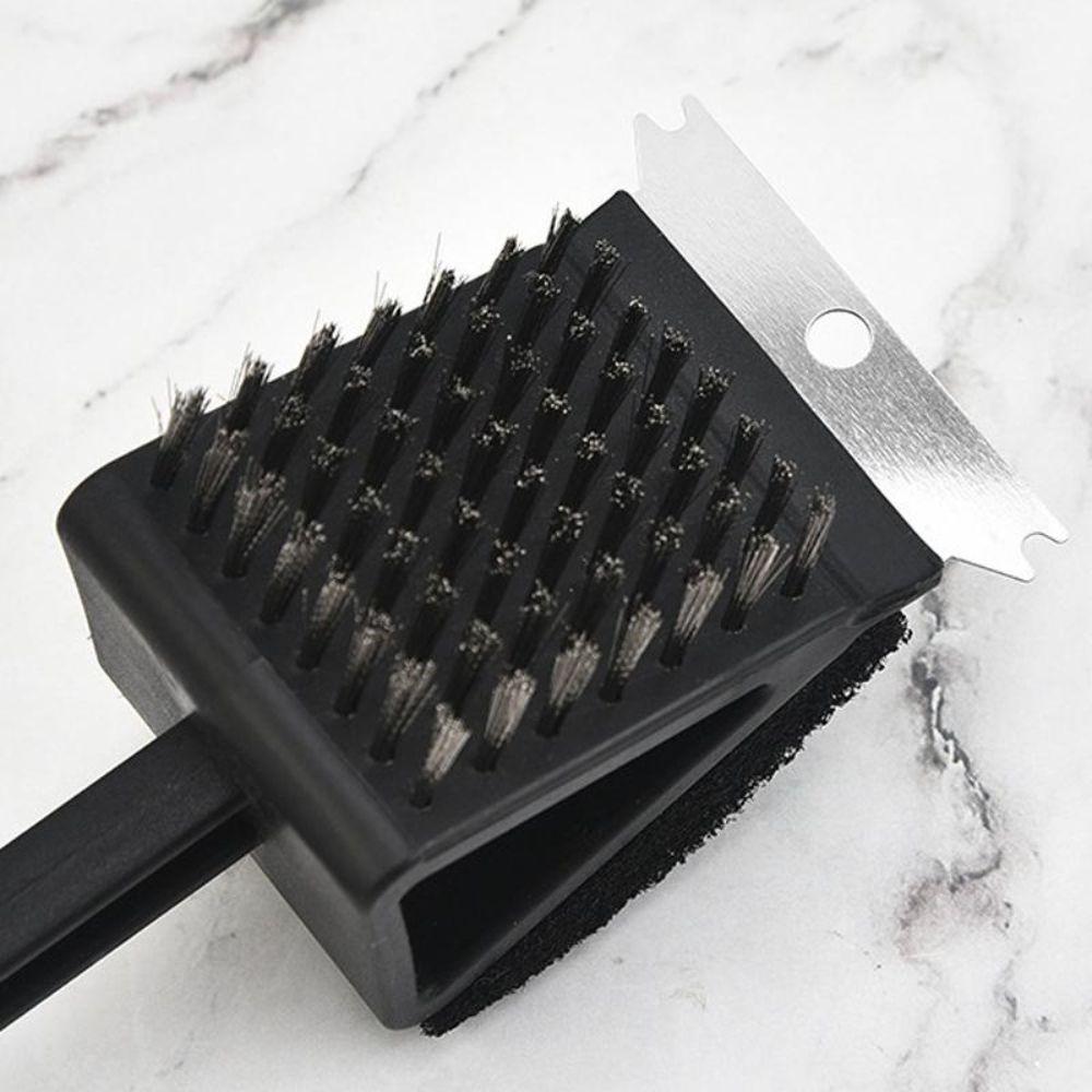 Copper Wire Bristles BBQ Cleaning Brush 3in1 Barbecue Cleaner Cleaning Brush Outdoor Bbq