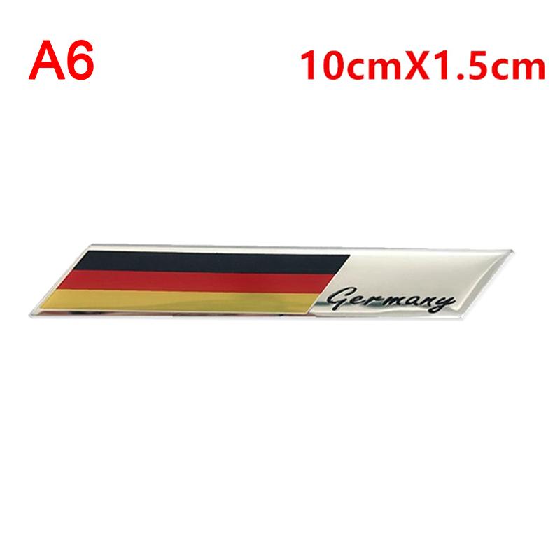 1 шт. Металл 3D Германия Немецкий Флаг Значок Эмблема Deutsch Автомобиль Наклейка Наклейка