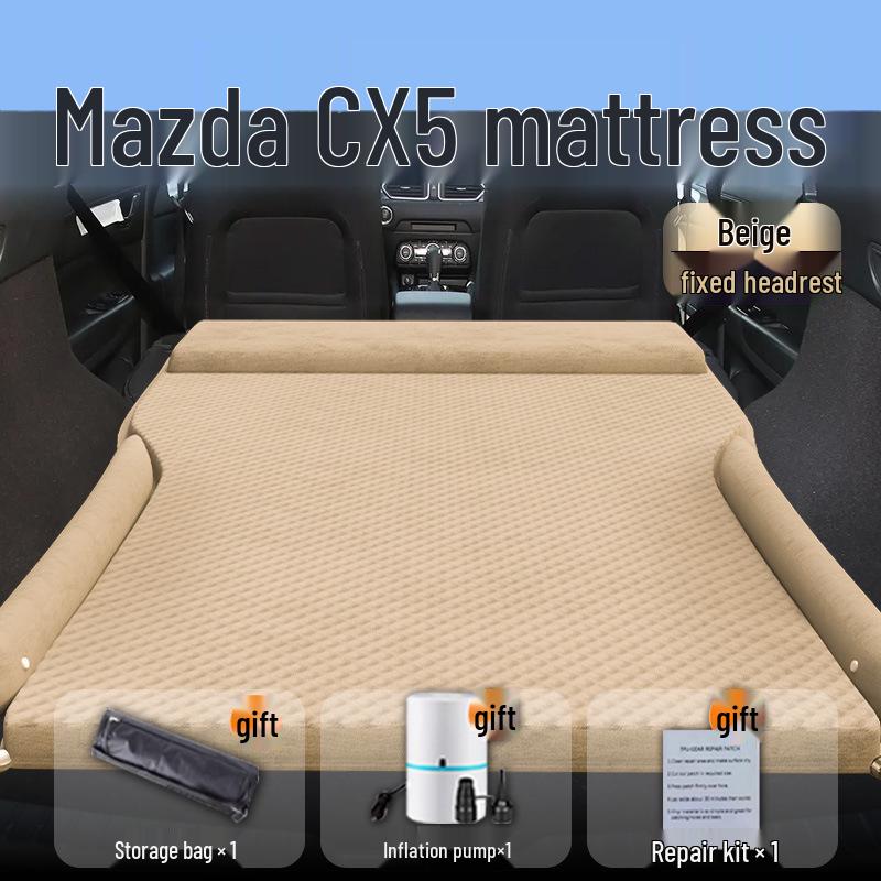 Mazda CX5 Car Bed: Inflatable Rear Seat Mattress & SUV Trunk Sleeping Pad.