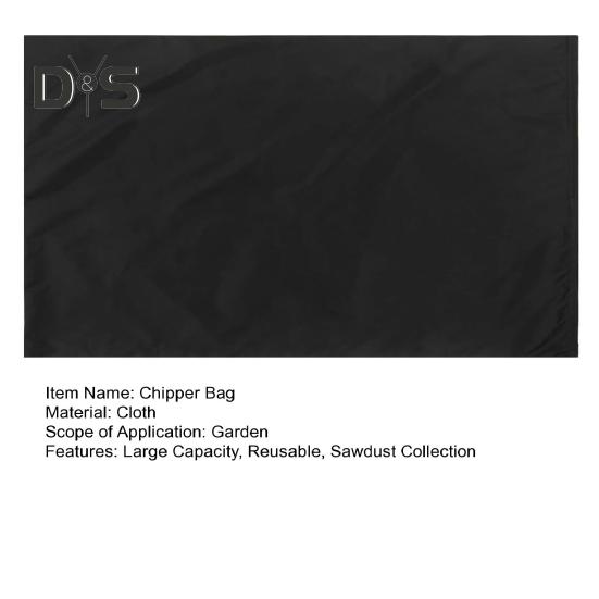 Мешок для сбора древесной стружки из плотной ткани с завязкой на два шнурка, многоразовый мешок для сбора опилок для древесины большой емкости