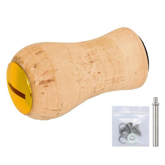 Fishing Reel Handle Knob Widely Used Good Durability Cork Crack Resistant Ultra Light Reel Crank Knob for Angling
