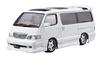 Aoshima Bunka Kyozaisha The Tuned Car Series Toyota Azmax KZH100 Hiace 1999 г. Пластиковая модель 1/24 № 25