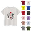 Футболки для малышей, девочек и мальчиков, детские футболки с короткими рукавами и принтом для мальчиков и девочек