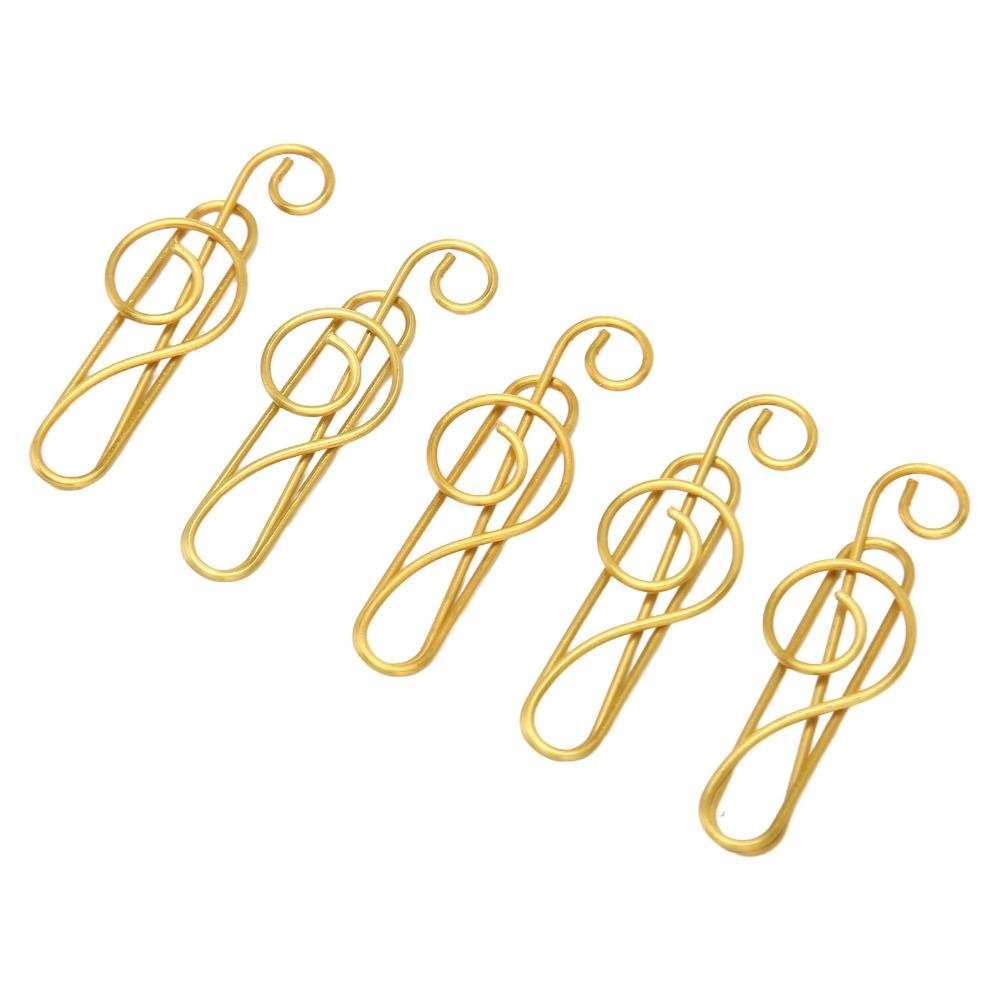 100 Pcs Anti Slip Fancy Paperclips Music Note Shape Small Paper Clips Cute Cool Paper Clips  Office