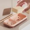 Double Compartment Soap Holder Box With Ventilated Base And Secure Cover Bathroom Essential Storage Tray For Home Travel