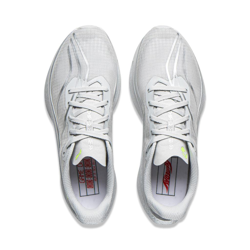 Li Ning Feidian 6 Challenger Низкие Беговые Кроссовки с Карбоновой Пластиной Женские Спокойный Серый ARMW004-5