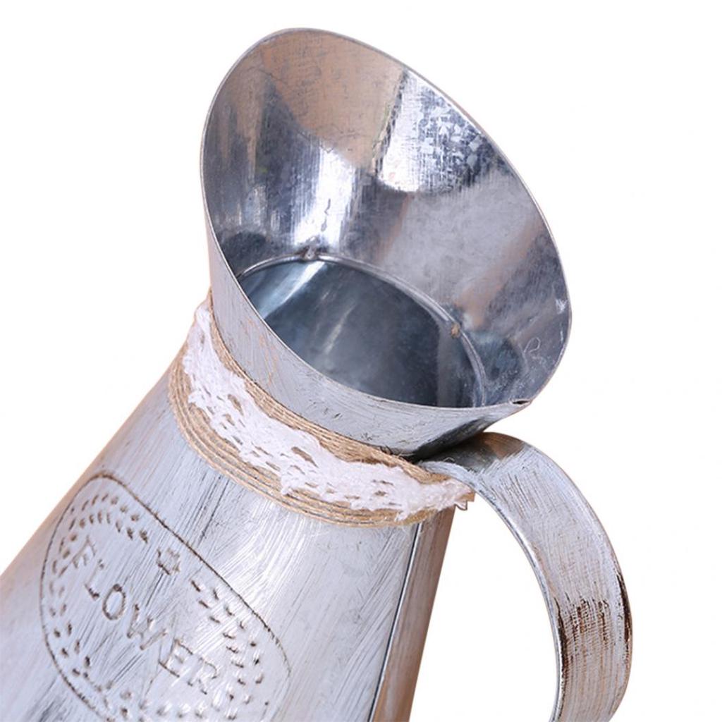 Винтажное Сердце Жестяной Лист Деревенский Кувшин для Цветов Горшок Ведро Свадебный Домашний Декор Отеля KTY