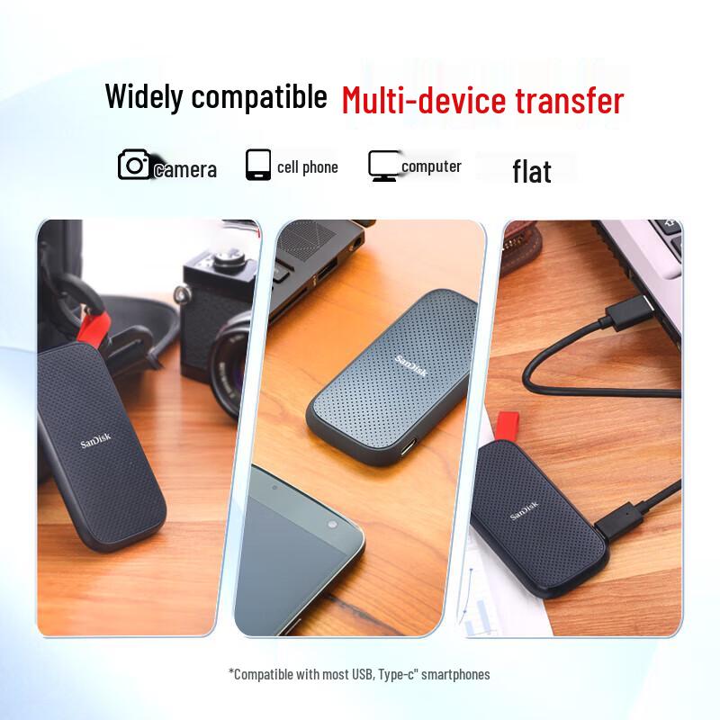 SanDisk Портативный SSD USB 3.2 Type-C