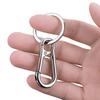 4Pcs Carabiner Clip Keychain Metal Carabiner Shape Key Ring Keyring Key Holder Clips Hook Holder Organizer for Car Keys Finder F