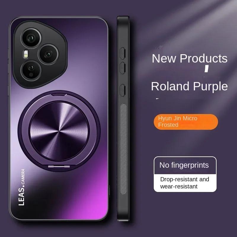 Чехол-подставка с магнитным кольцом для Honor 400 Pro для Honor 400 Lite 400pro 200 Lite Smart Противоударный Матовый Бампер Противоударная Подставка Задние Чехлы
