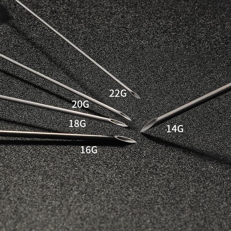 Rongtian Набор одноразовых игл для татуировок и пирсинга ушей, 50 шт./коробка