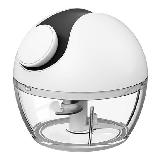 Mini Manual Garlic Chopper Portable Hand-Pull Food Processor for Garlic Ginger Chili Efficient Food Preparation Kitchen Gadget