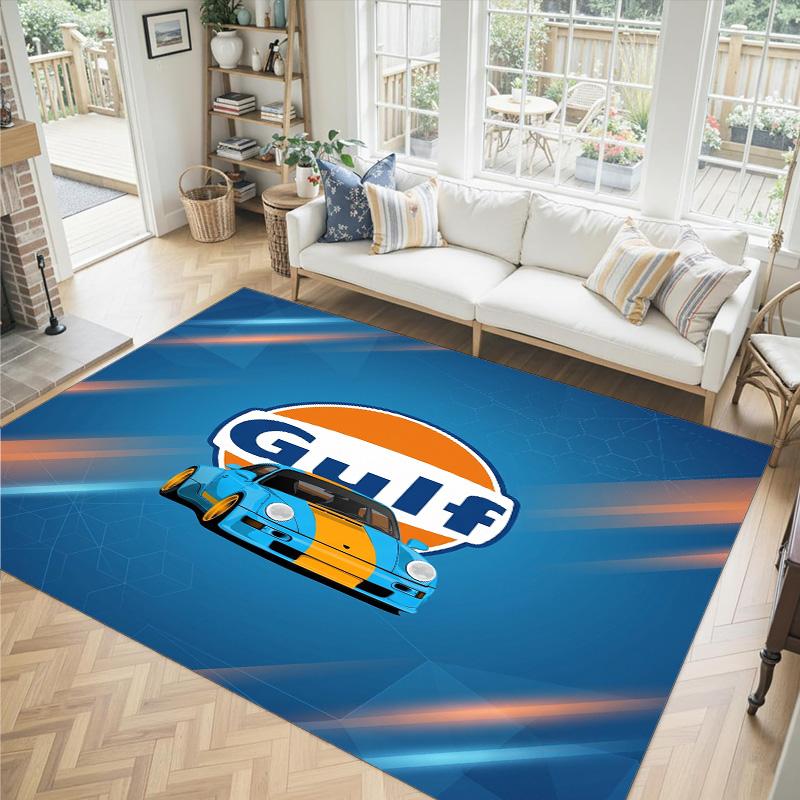 Gulf Design Crystal Velvet Carpet Cozy Non?Slip Printed Rug For Bedroom Living Room Entrance