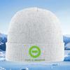 Green circle with horizontal rectangle Knitted Hat Unisex Women Unisex Beanie Pullover Cap Winter Thermal Warm Christmas Outdoor Cy