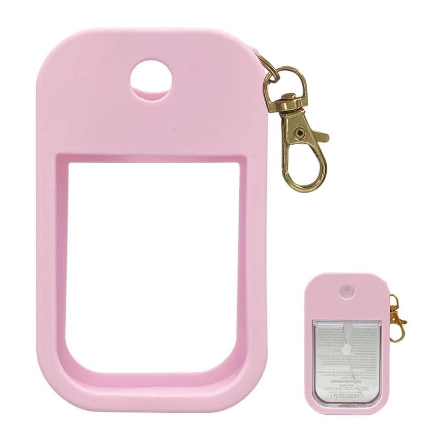 Улучшенный силиконовый чехол для защиты от падений, защитный чехол для флакона с парфюмом, защитная крышка для спрея с антисептиком для рук с брелоком для Touchland