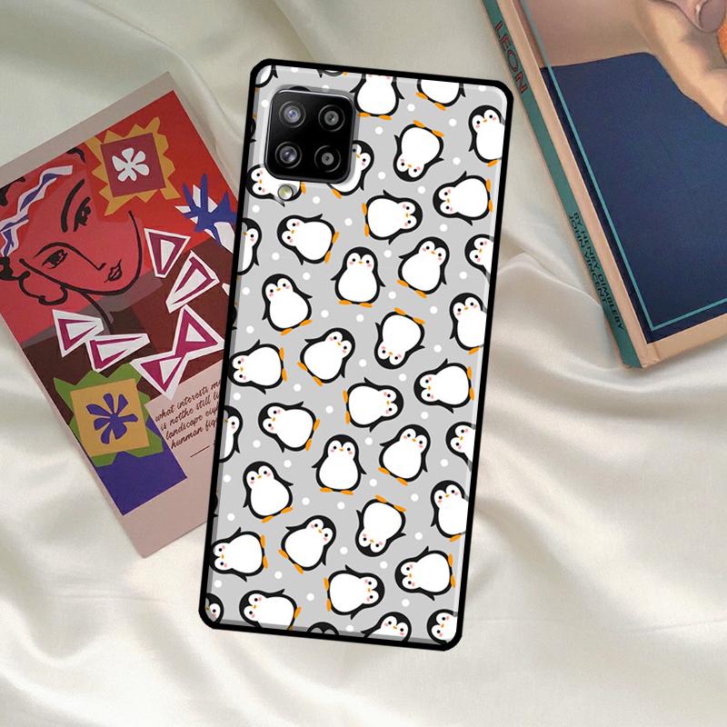 Милый Мультяшный Пингвин Чехол Для Samsung Galaxy A14 A34 A54 A12 A22 A32 A52 A72 A13 A23 A33 A53 A52S A71 A51 Чехол