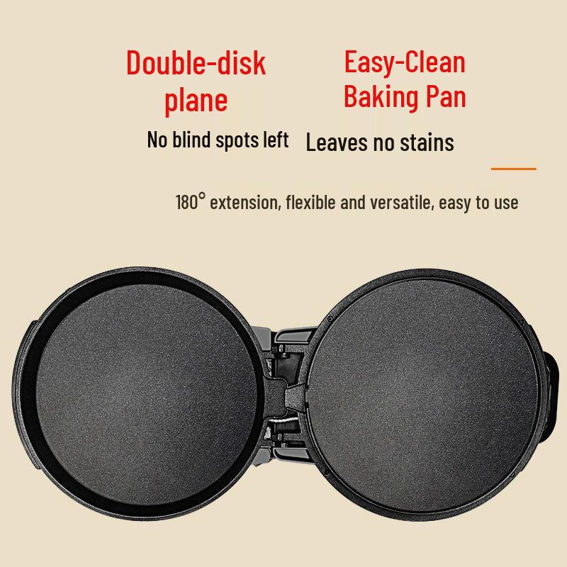 Электрическая блинница с автоматическим контролем температуры, антипригарная, двусторонняя, от старого бренда