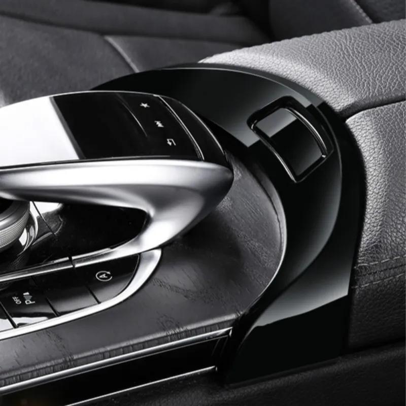 For Mercedes Benz C GLC Class W205 X253 2015-2020 Car Accessories Center Console Armrest Box Button Cover Trim Decoration Frame