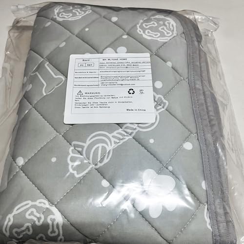 MH MYLUNE HOME Dog Cooling Mat Self-Cooling Pet Pad Non-Slip Absorbent Portable for Dogs Cats XL 110x80cm